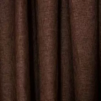 портьера Блэкаут имитация льна, размер: 200х270см, без подгиба, на шторной ленте, терракот