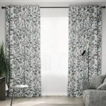 Портьера Legrand Арти, 140х260 см, серый, габардин