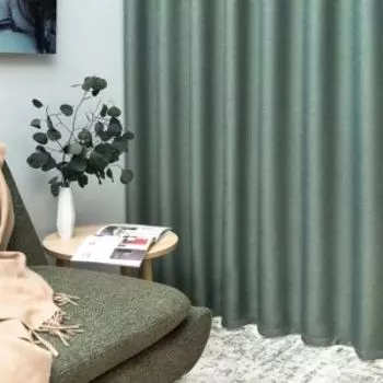 портьера LEGRAND Осло, размер: 180х260см, шалфей, 1шт., 100% п/э, на шторной ленте