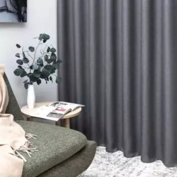 портьера LEGRAND Осло, размер: 180х260см, трюфель, 1шт., 100% п/э, на шторной ленте