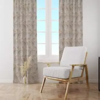 Портьера Legrand Протея, 140х260 см, серо-бежевый, блэкаут