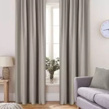 Портьера Seasons Бархат, 200х270 см, серо-коричневый