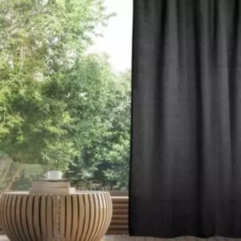 Портьера Волшебная ночь, 200х270 см, графит, рогожка