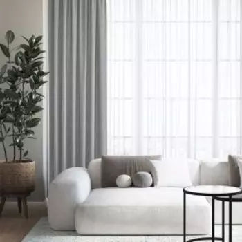 Портьера Волшебная ночь Муссон, 150х290 см, канвас, полиэстер