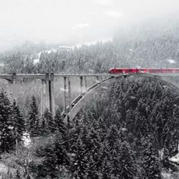 Постер Новогодний экспресс, 30х40 см