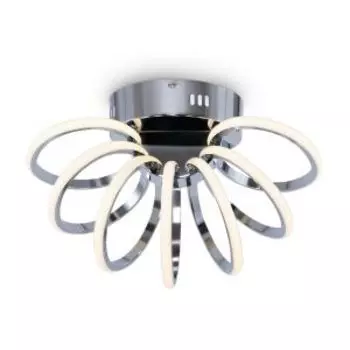 Потолочный светильник Freya Jennifer, LED, 60 Вт, 3700 Лм, 4000К, хром