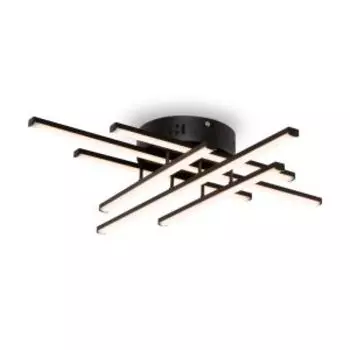 Потолочный светильник Freya Mandy, LED, 40 Вт, 1900 Лм, 4000К, черный