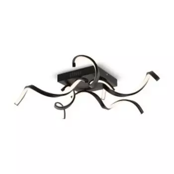 Потолочный светильник Freya Wendy, LED, 43 Вт, 1700 Лм, 4000К, черный