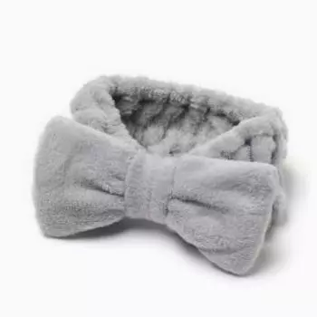 Повязка для волос Этель Welsoft, 100% п/э, серый