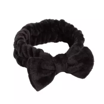 Повязка для волос Этель Welsoft, 100% п/э, черный