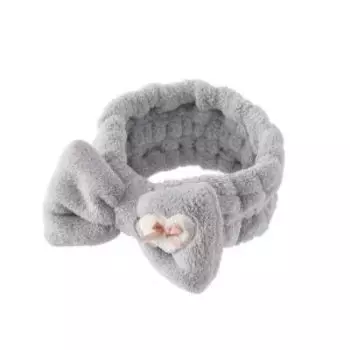 Повязка для волос Sofi de Marko №4, махровая женская, 100% вискоза, серый