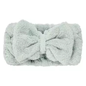 Повязка на голову Этель Бант, 18х5 см, махра, мятный