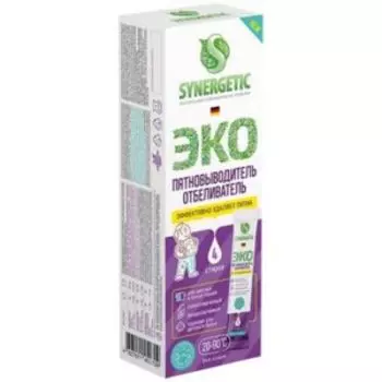 Пятновыводитель-отбеливатель Synergetic, 4 стика, 25 г