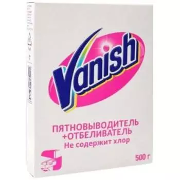 Пятновыводитель-отбеливатель Vanish Кристальная белизна, 500 гр