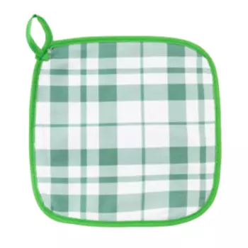 Прихватка Eucalyptus, 19х19 см, белый/зеленый, саржа