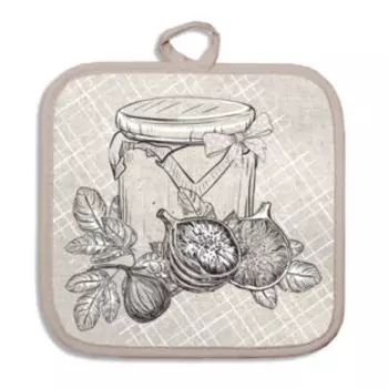 прихватка GRAND STYLE Варенье , размер: 18х18см, шелкография, 50%хлопок, 50%лён