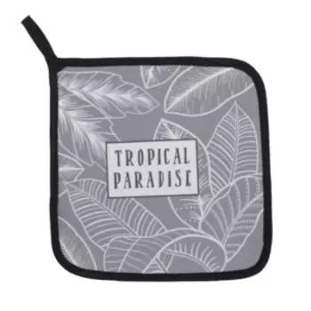 Прихватка Этель Ease, 19х19 см, серый, саржа