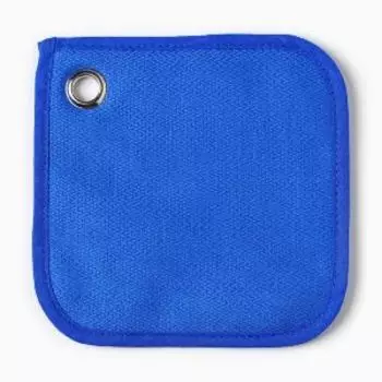 Прихватка Этель Freedom blue, 17х17 см, лён/хлопок