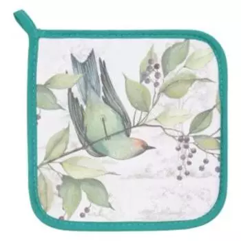 Прихватка Этель Птицы, 19х19 см, саржа 190г/м2, хлопок