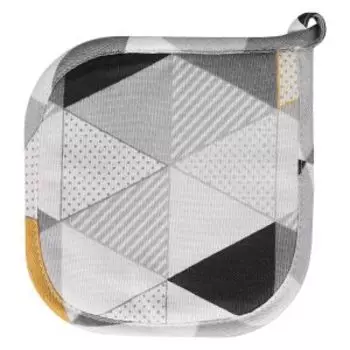 Прихватка кухонная Хаски Home Геометрия, 18х18 см, рогожка