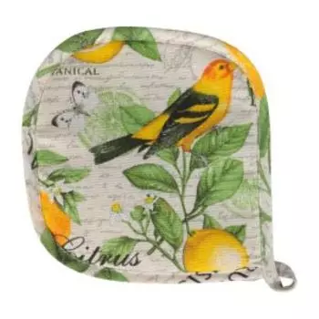 Прихватка кухонная Хаски Home Сиеста, 18х18 см, рогожка