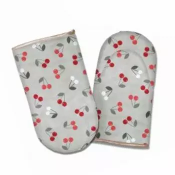 Прихватка-рукавица Вишенки, 29х15 см, хлопок/полиэстер
