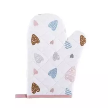 Прихватка-варежка FeelingsShop С любовью, 18х30 см, рогожка, хлопок 200г/м2