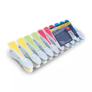 Прищепки для белья Azur Люкс, 10 шт, пластик