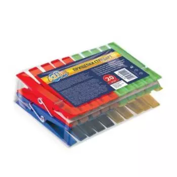 Прищепки для белья Azur Стандарт, 20 шт, пластик