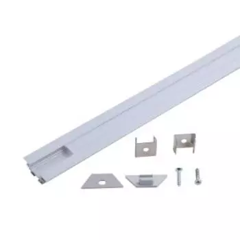 Профиль для LED ленты Gauss, угловой, 1 м