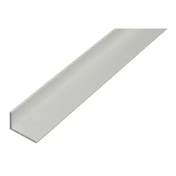 Профиль уголок GAH ALBERTS алюминиевый, 20x10x1,5х2600мм, серебро
