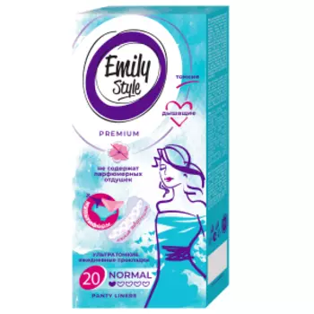Прокладки ежедневные Emily Style Multiform, 20 шт, ультратонкие