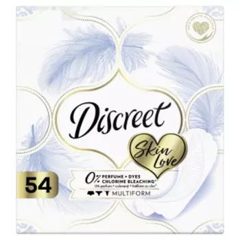 Прокладки гигиенические Discreet Skin Love Multiform Trio, 54 шт, ежедневные