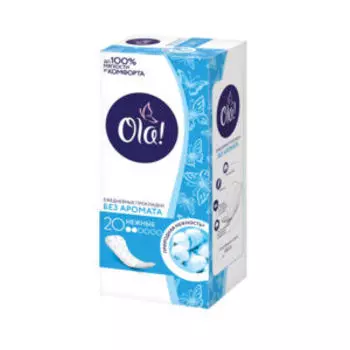 прокладки гигиенические OLA DAILY, ежеднев., 20шт.