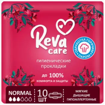 Прокладки гигиенические Reva Care Normal, 10 шт