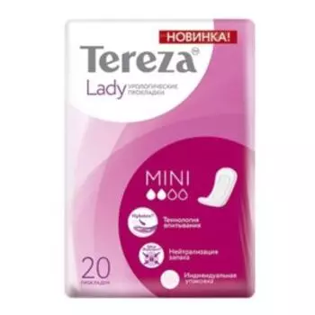 Прокладки урологические TerezaLady Mini, 20 шт