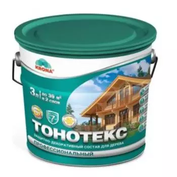 Пропитка для дерева Тонотекс, палисандр мокко, 3 л