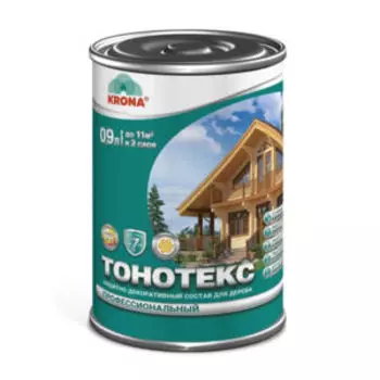 Пропитка для дерева Тонотекс, палисандр шоколад, 0.9 л