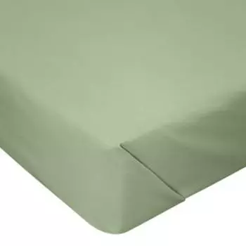 Простыня Bravo, 1.5-сп, 150х215 см, поплин, хлопок 110 гр/м2, оливка