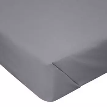 Простыня Bravo, 2-сп, 180х215 см, поплин, хлопок 110 гр/м2, пепел