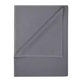 Простыня Bravo, Евро, 215х240 см, поплин, хлопок 110 гр/м2, пепел