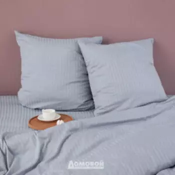 Простыня Домовой, Евро, 200х220 см, страйп-сатин