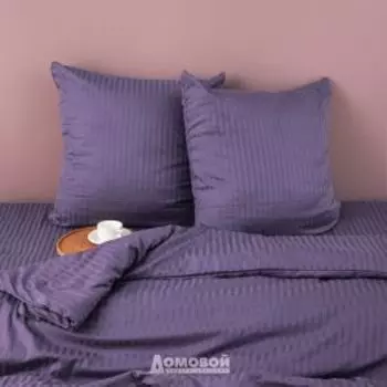 Простыня Домовой, Евро, 220х240 см, страйп-сатин