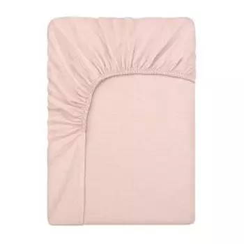 Простыня на резинке Bravo, 140х200 см, поплин, хлопок 110 гр/м2, роза