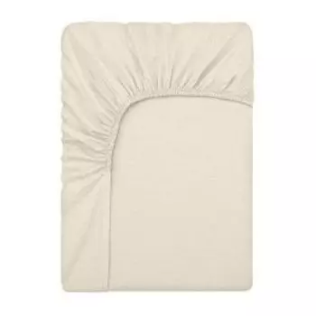 Простыня на резинке Браво, 90х200 см, поплин, хлопок 110 гр/м2, бежевый