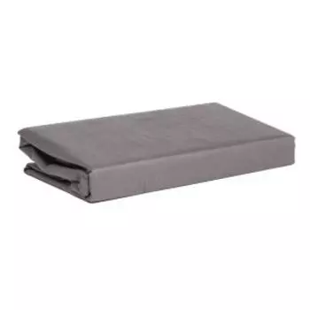 Простыня Picassa, 2-сп, 180х215 см, сатин, гладье, графит