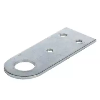 Проушина, 28х77 мм, цинк белый
