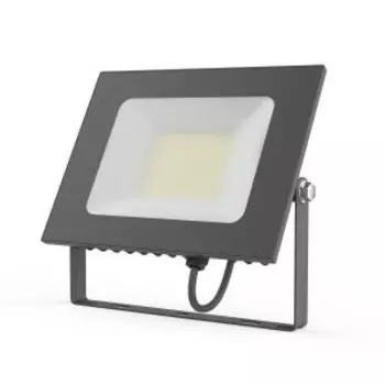 Прожектор Gauss Basic, LED, 70 Вт, 6300 Лм, 6500K, 200-240 В, IP65, графитовый