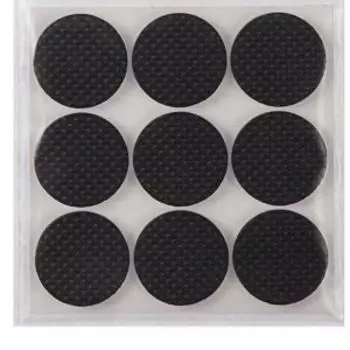 Пункт фетровый самоклеящийся Tech-Krep, 20 мм, темный, 16 шт