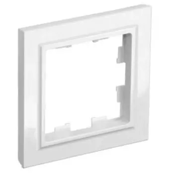 Рамка 1 пост IEK Brite, белый